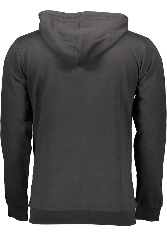 SERGIO TACCHINI MEN'S BLACK SWEATSHIRT WITH ZIP-1