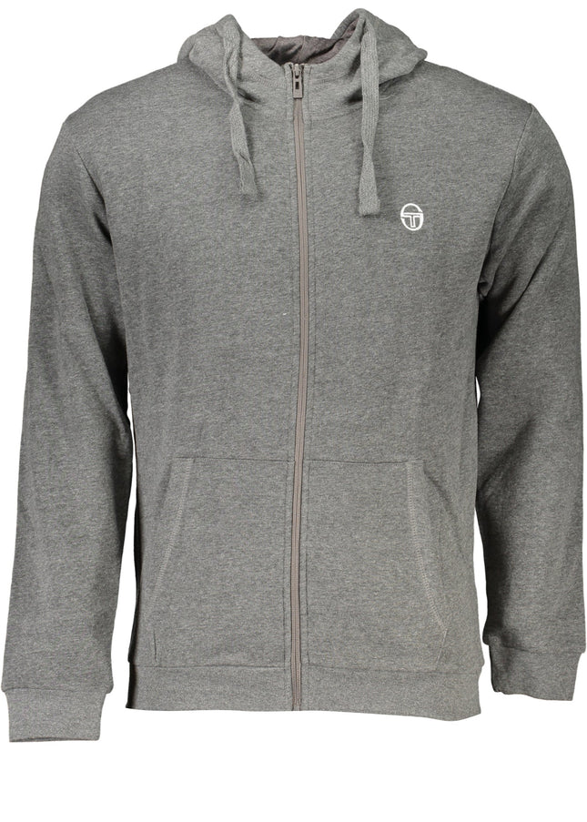 SERGIO TACCHINI MEN'S GRAY ZIP SWEATSHIRT-0