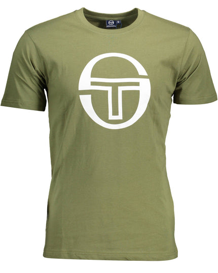 SERGIO TACCHINI MEN'S GREEN SHORT SLEEVE T-SHIRT-0