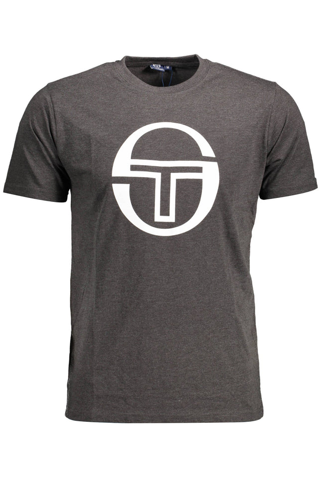 SERGIO TACCHINI MEN'S SHORT SLEEVE T-SHIRT GRAY-T-Shirt-SERGIO TACCHINI-Urbanheer