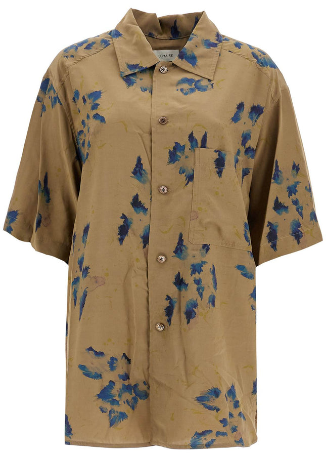 Lemaire oversized floral shirt