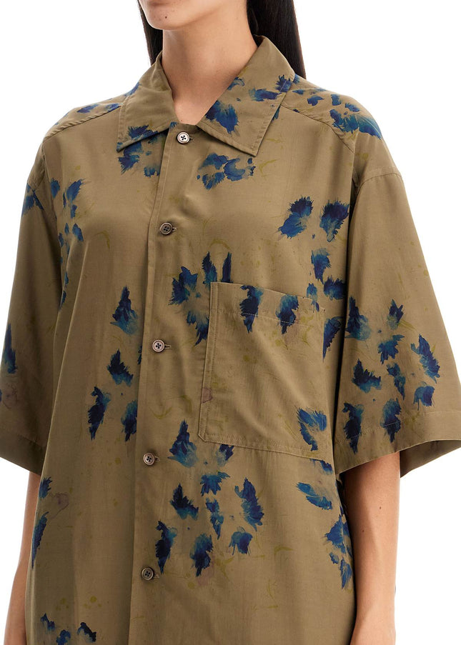 Lemaire oversized floral shirt