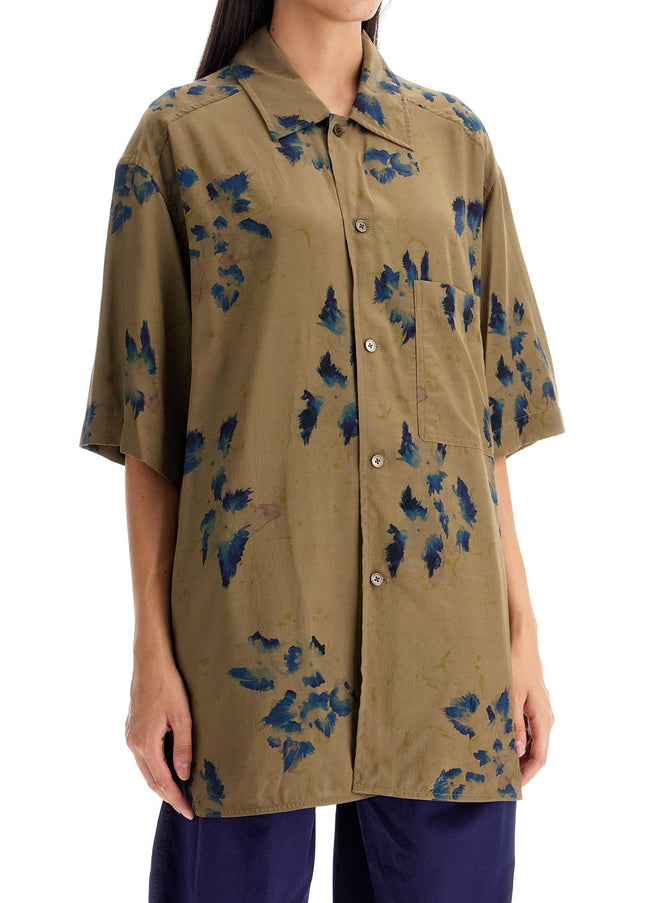 Lemaire oversized floral shirt