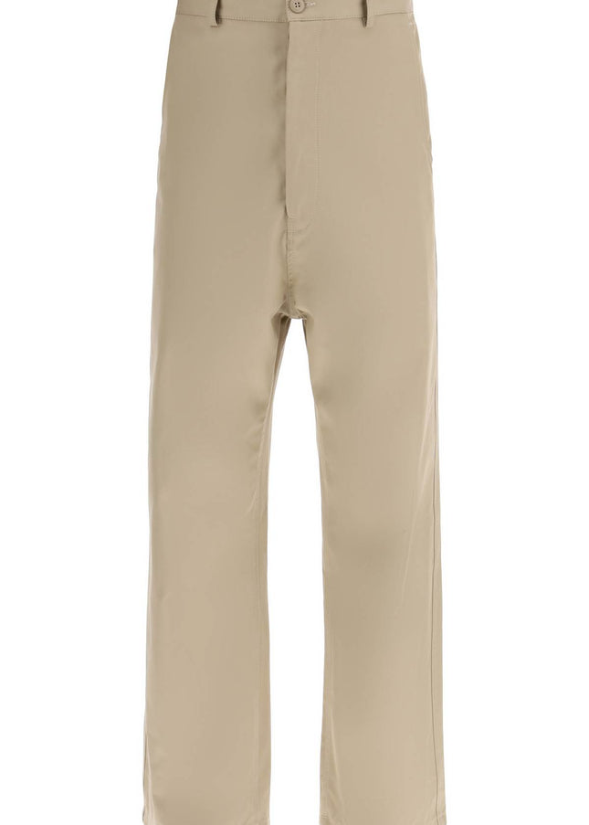 MM6 Maison Margiela loose straight leg pants with a