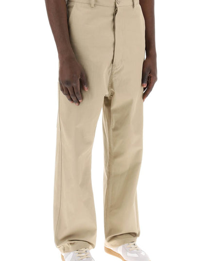 MM6 Maison Margiela loose straight leg pants with a