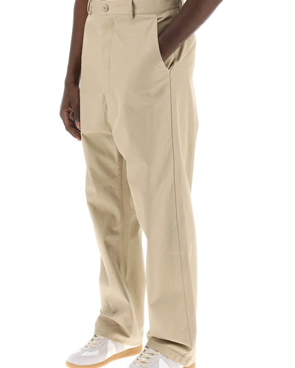 MM6 Maison Margiela loose straight leg pants with a