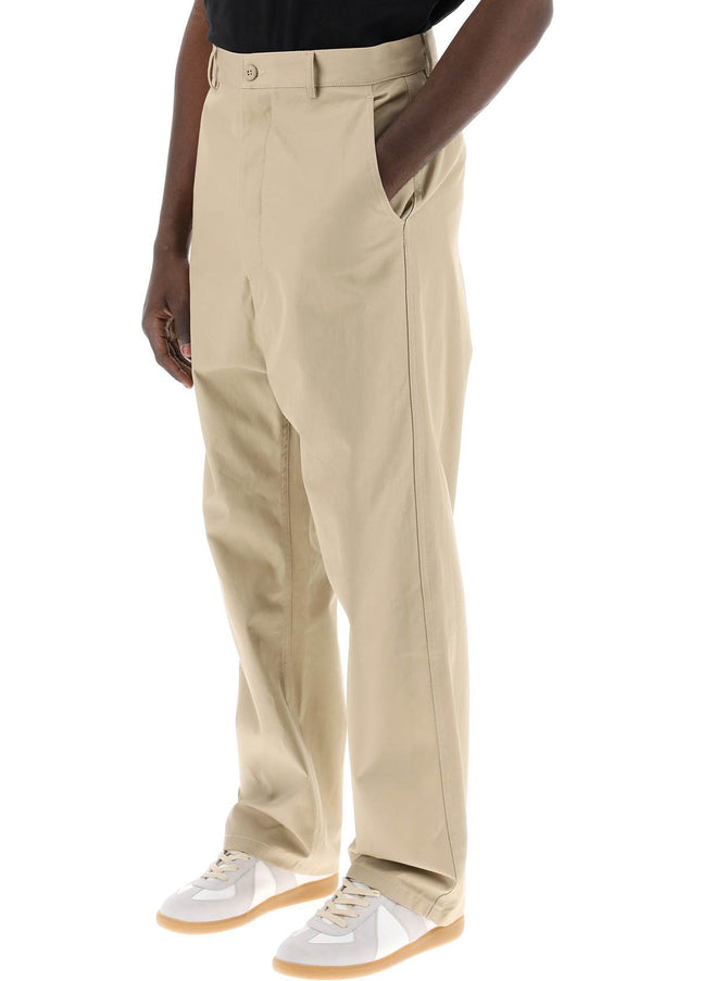 MM6 Maison Margiela loose straight leg pants with a