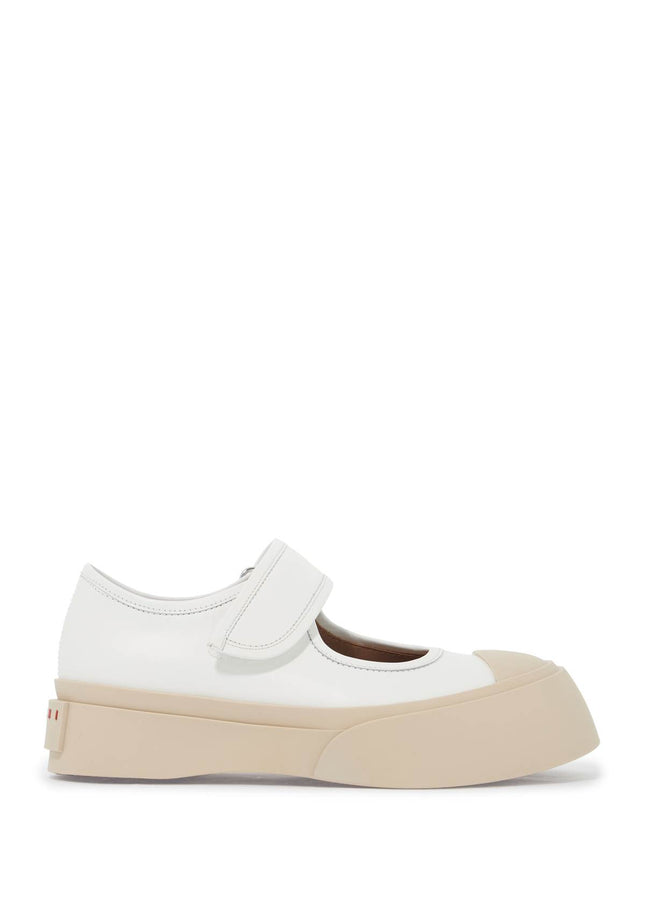 Marni pablo mary jane nappa leather sneakers