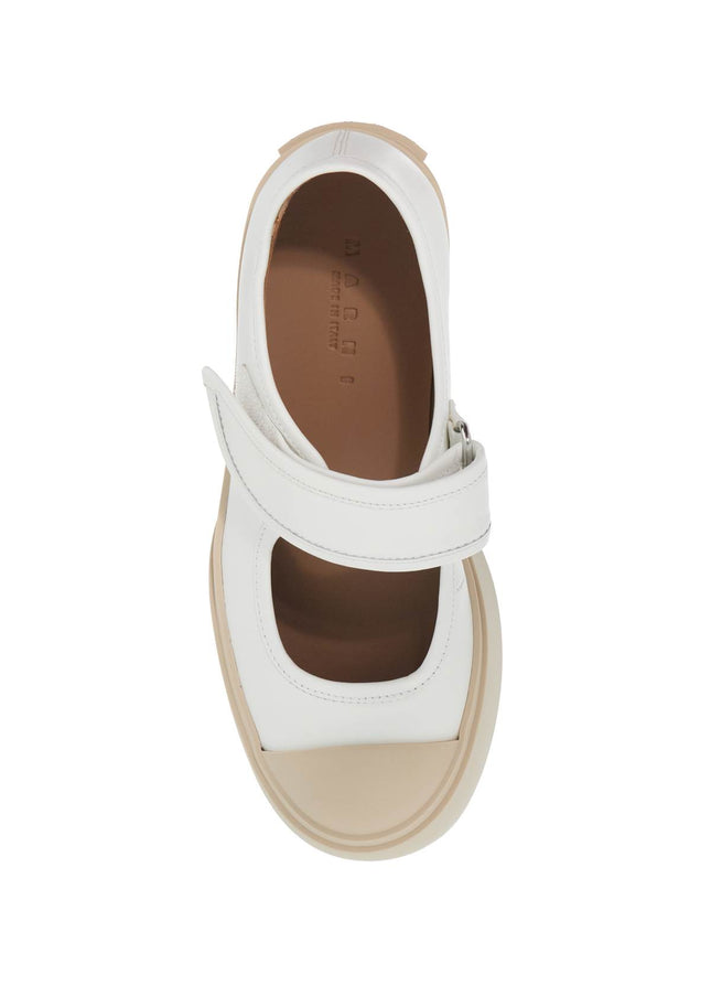 Marni pablo mary jane nappa leather sneakers