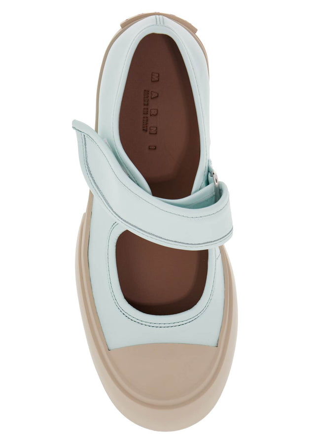 Marni pablo mary jane nappa leather sneakers