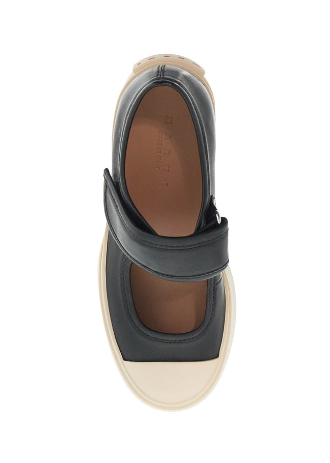 Marni pablo mary jane nappa leather sneakers