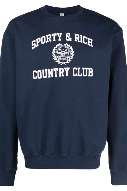 Sporty & Rich Sweaters Blue