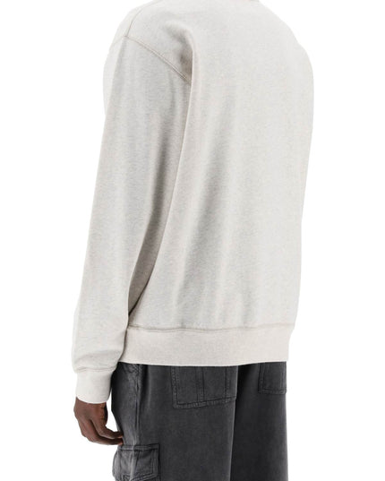 Marant mikoy flocked logo sweatshirt