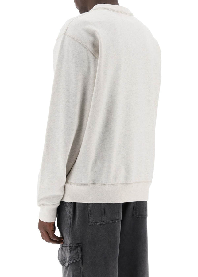 Marant mikoy flocked logo sweatshirt