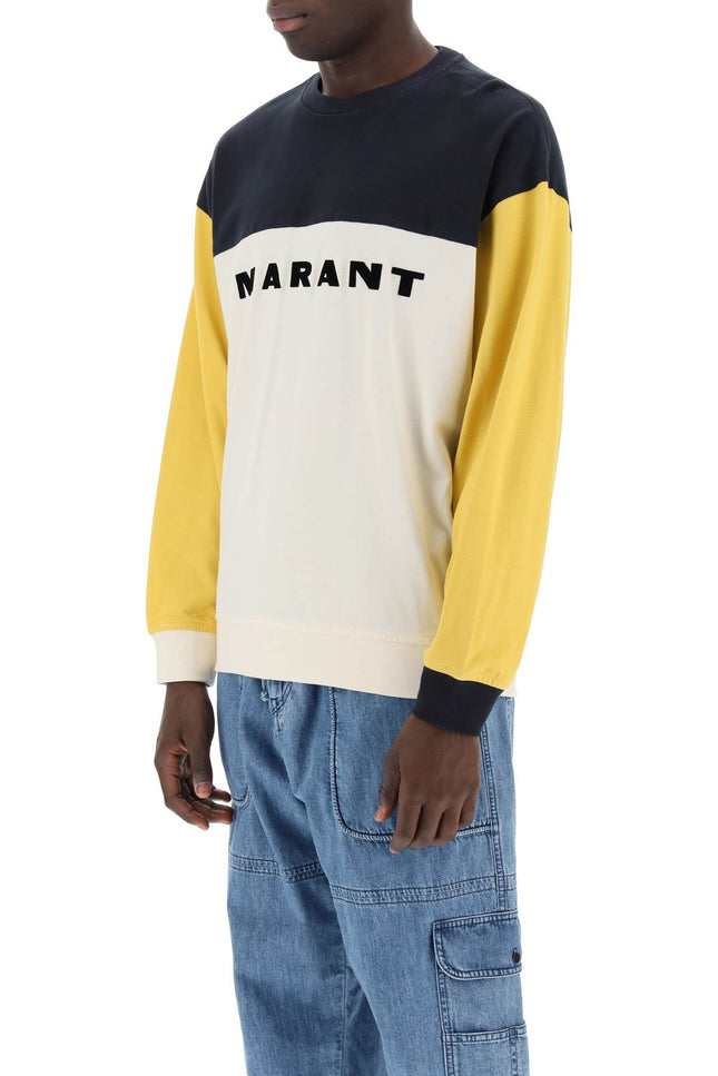 Marant Aftone Color Block Pique Sweatshirt-MARANT-Urbanheer