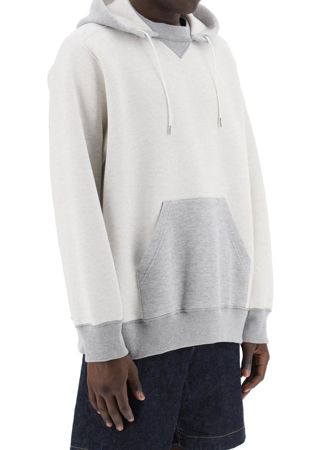 Sacai hooded sweatshirt with reverse