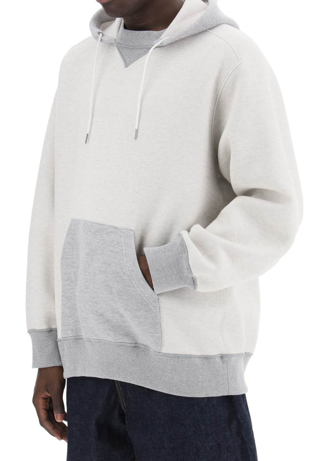 Sacai hooded sweatshirt with reverse