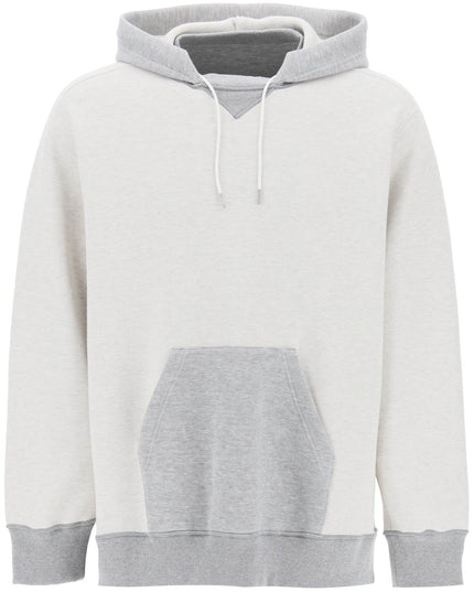 Sacai hooded sweatshirt with reverse