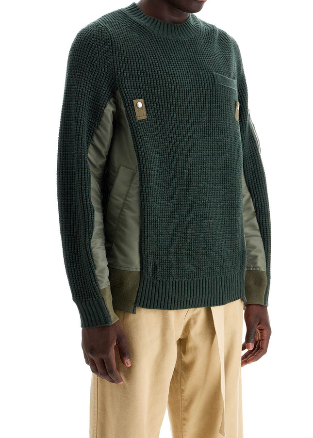 Sacai layered effect pullover