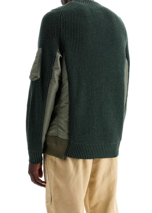 Sacai layered effect pullover