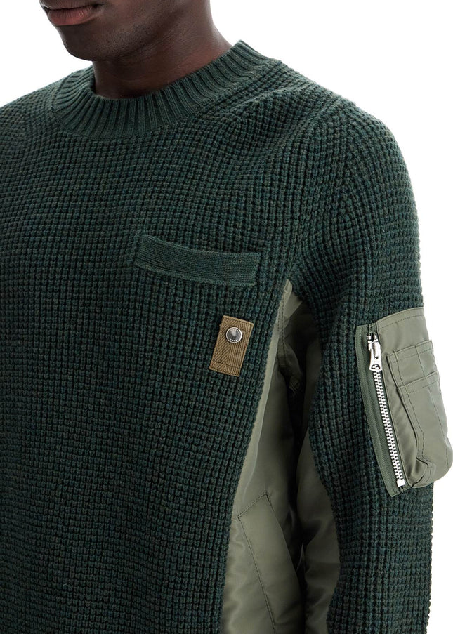 Sacai layered effect pullover