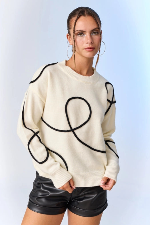 Sadie Oversized Sweater Cream