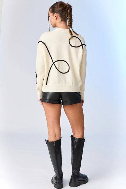 Sadie Oversized Sweater Cream