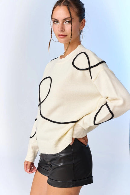 Sadie Oversized Sweater Cream