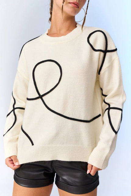 Sadie Oversized Sweater Cream