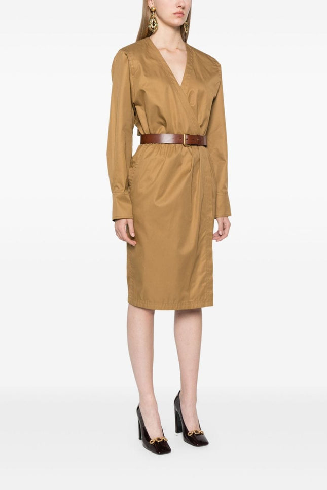 Saint Laurent  Dresses Camel