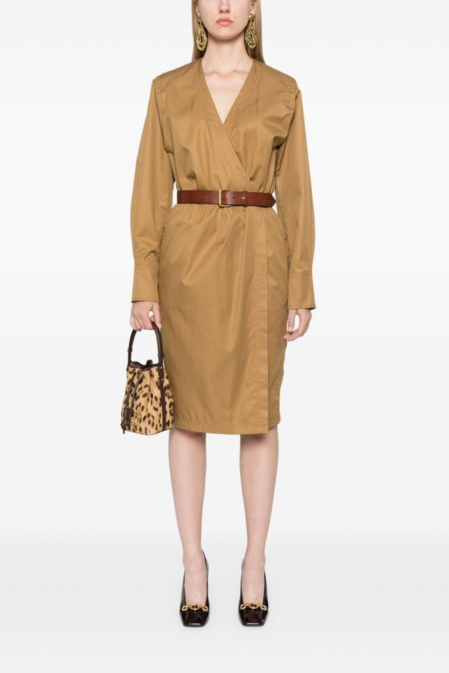 Saint Laurent  Dresses Camel