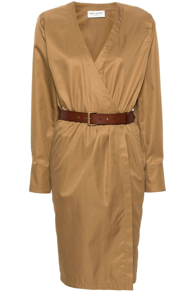 Saint Laurent  Dresses Camel