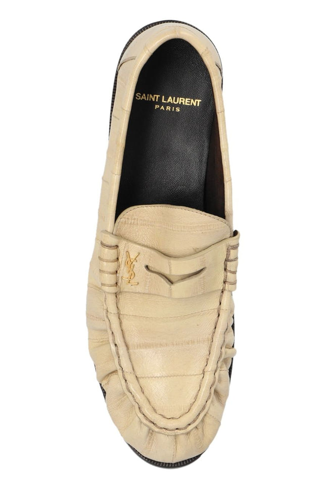 Saint Laurent  Flat shoes White