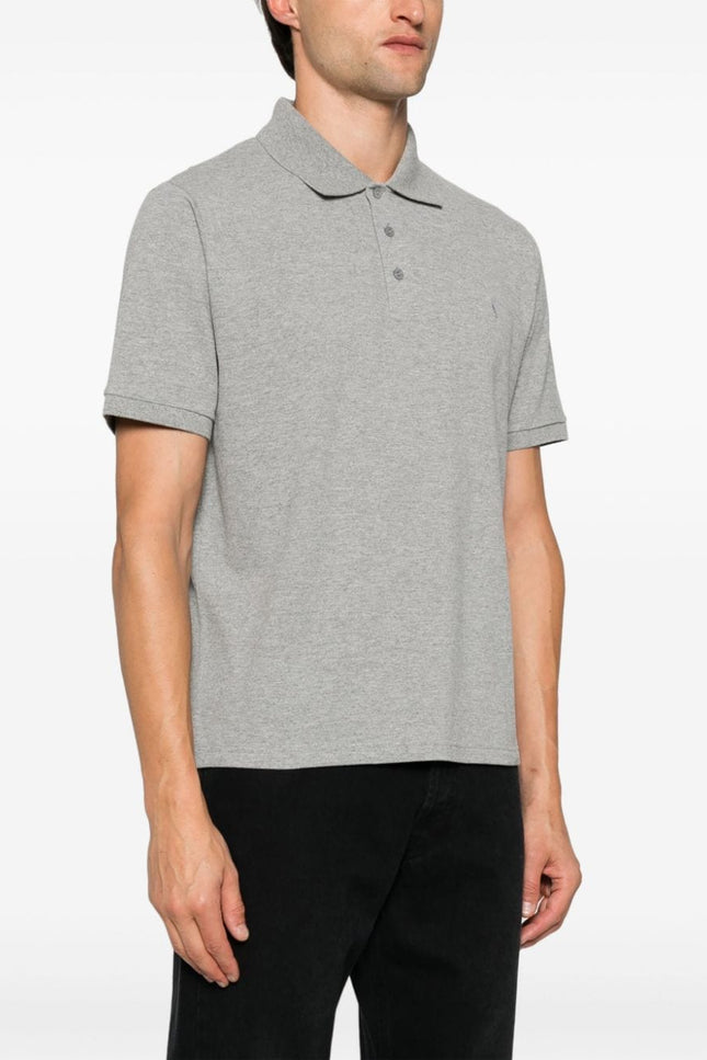 Saint Laurent  T-shirts and Polos Grey