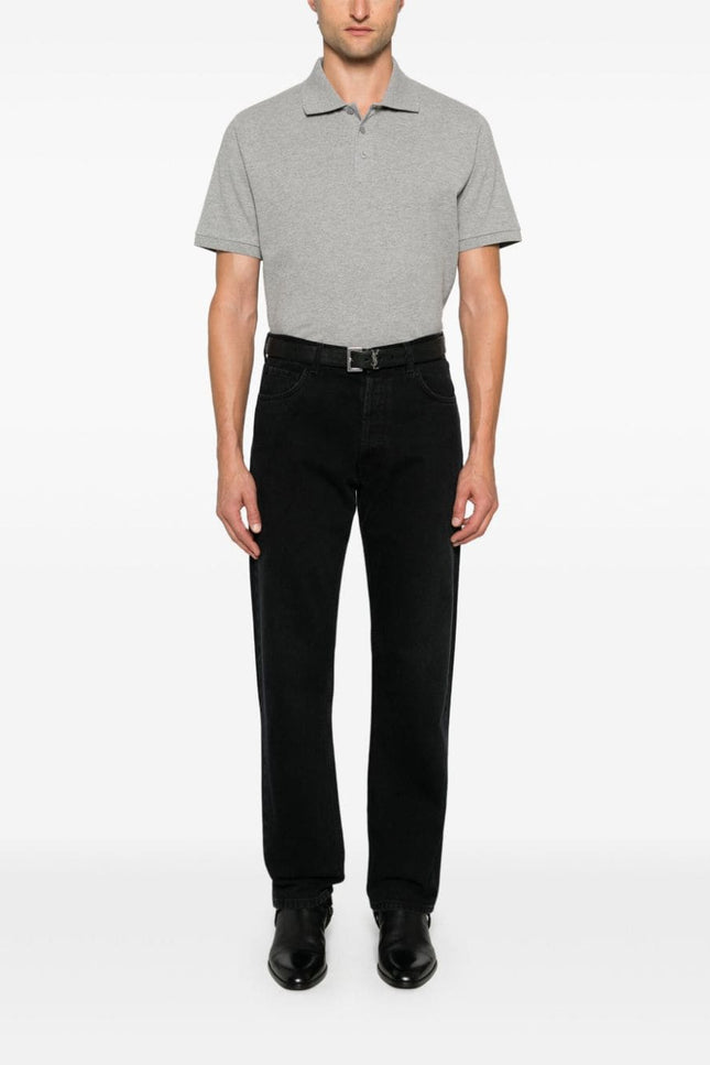 Saint Laurent  T-shirts and Polos Grey