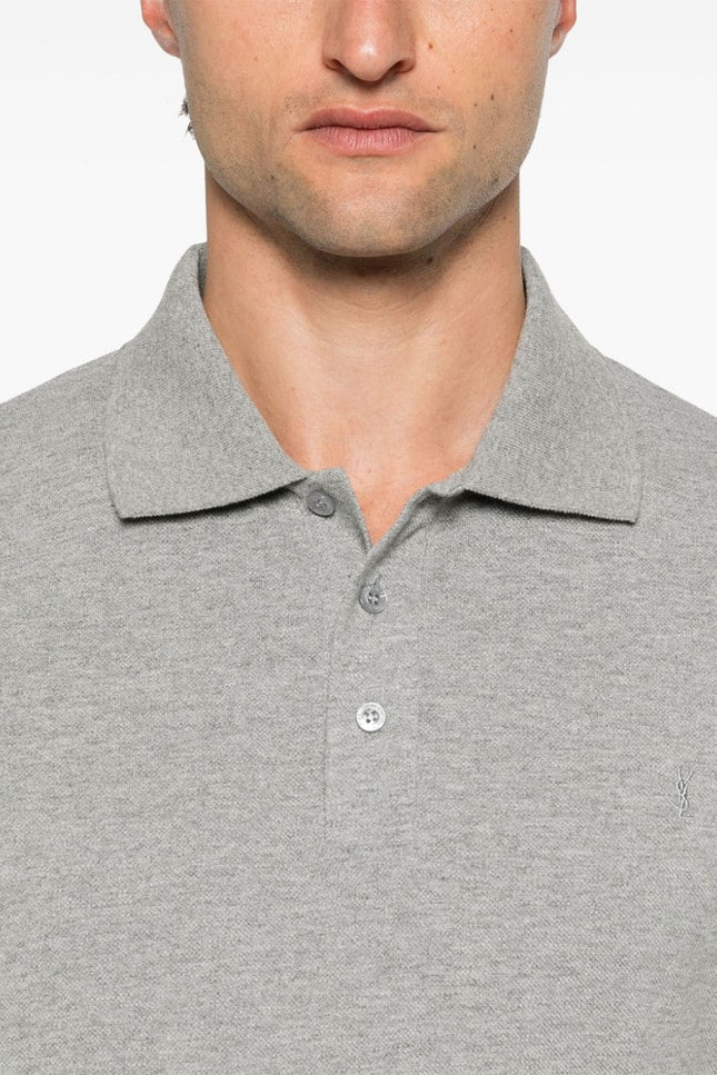 Saint Laurent  T-shirts and Polos Grey