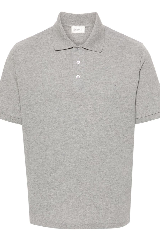 Saint Laurent  T-shirts and Polos Grey