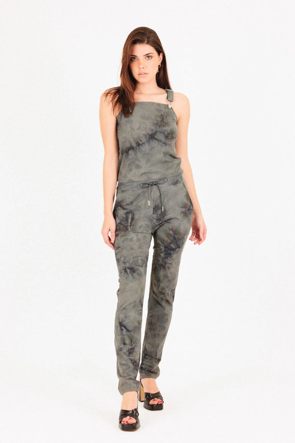 Sandy Tie & Dye Overall  Khaki Tie & Dye