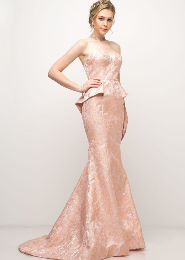 Satin Sheath Gown-0