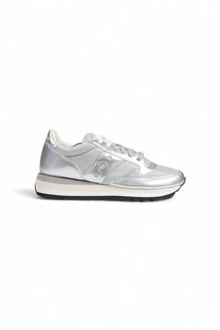 Saucony Silver Fabric Sneaker