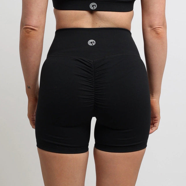 Scrunch Shorts 4" BLACK