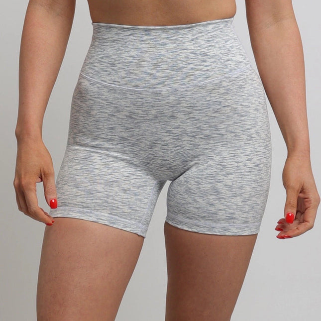 Scrunch Shorts 4" WHITE MARLE