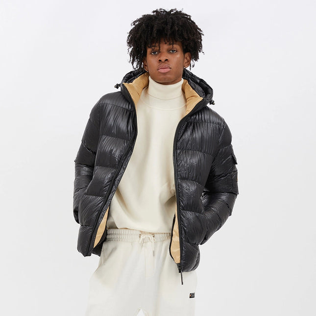 Seersucker Nylon Puffer Jacket