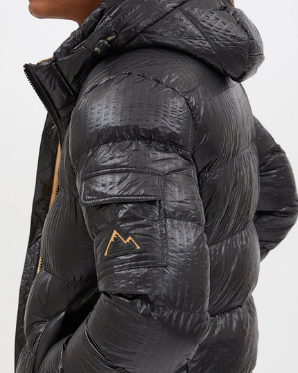 Seersucker Nylon Puffer Jacket