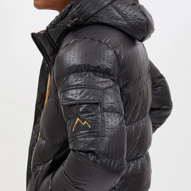 Seersucker Nylon Puffer Jacket