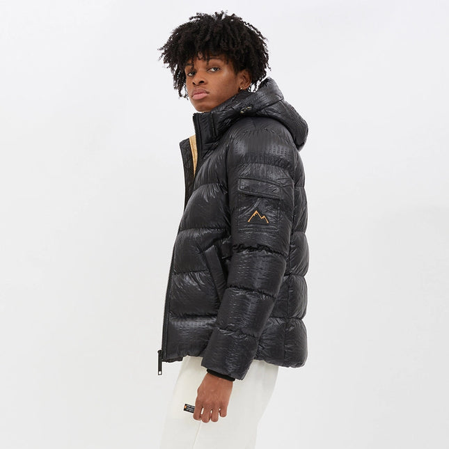 Seersucker Nylon Puffer Jacket