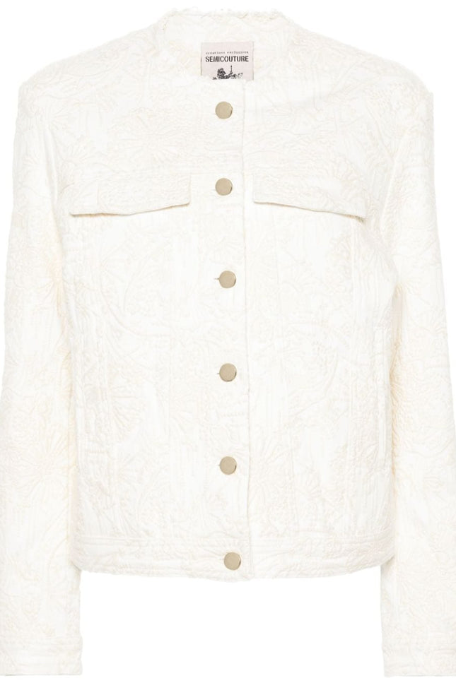 Semicouture Jackets White