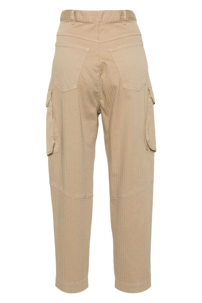 Semicouture Trousers Beige