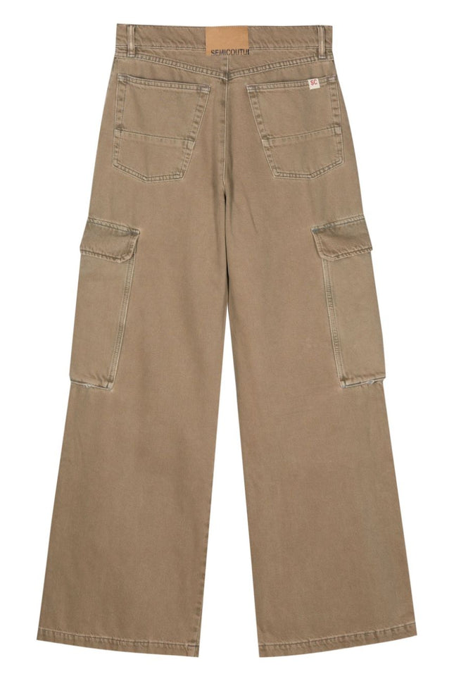 Semicouture Trousers Beige