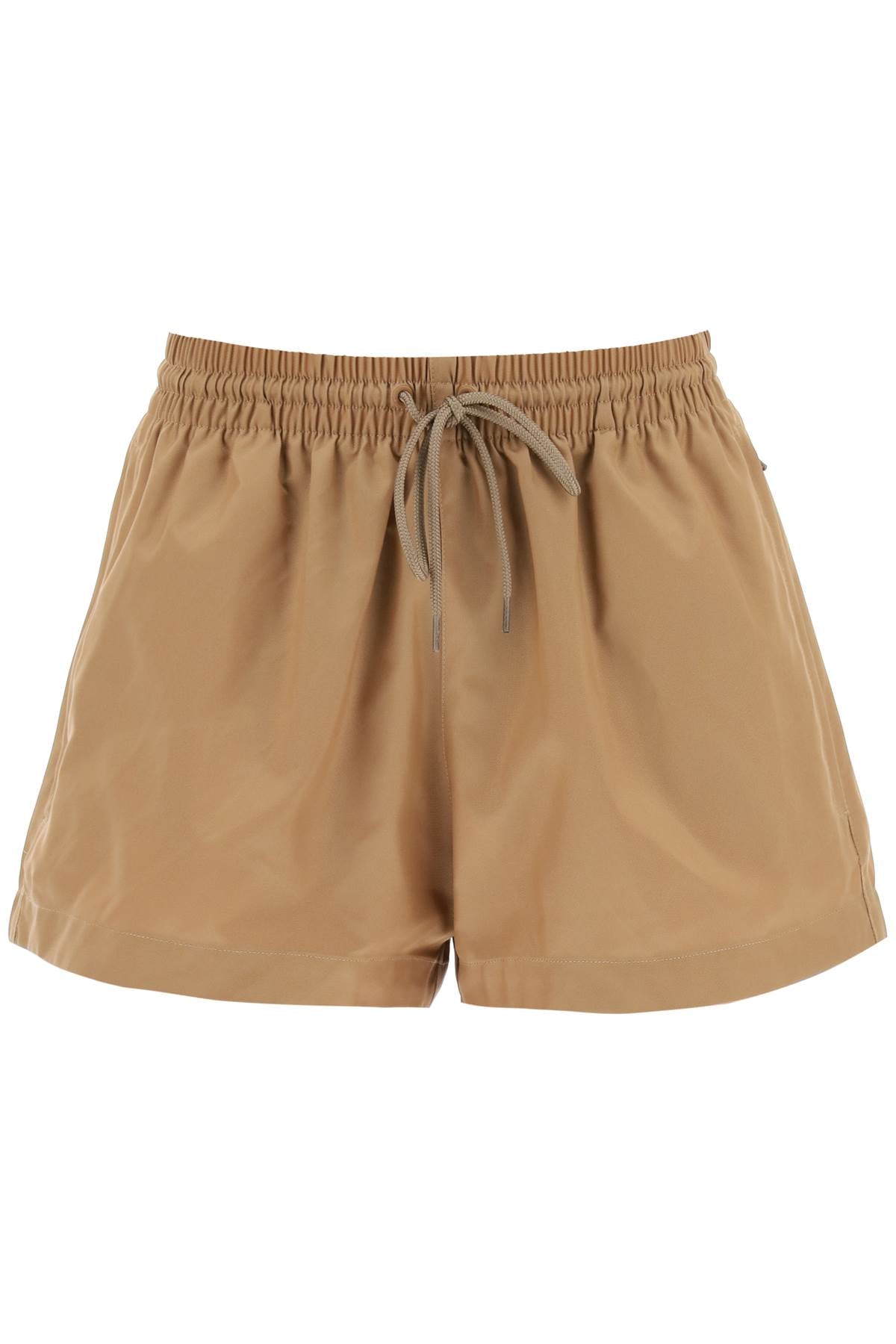Shorts In Water Repellent Nylon-women > clothing > trousers > shorts and bermuda shorts-Wardrobe.Nyc-Urbanheer